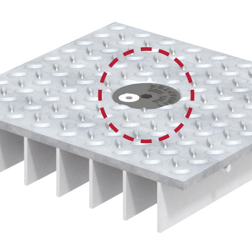 Fissaggi per pavimenti LINDAPTER® Tipo 1055 Acciaio inox