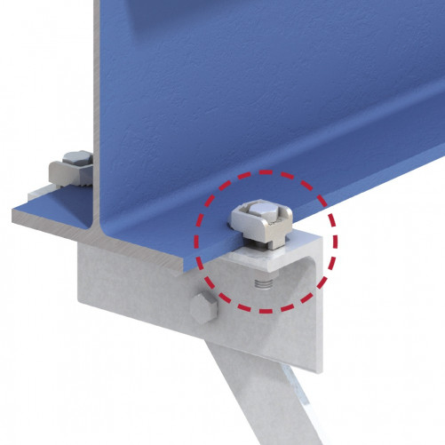 Morsetto LINDAPTER® Tipo A M16 corto Zincato a caldo