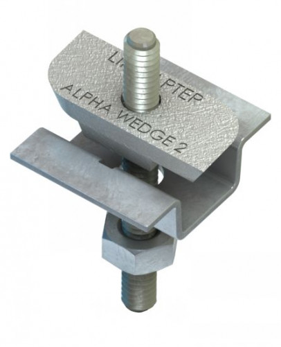 M8 Alphawedge con Alphalok zincato bianco - JS500 LINDAPTER