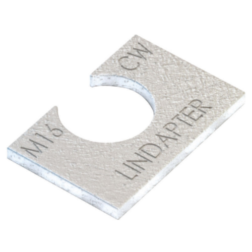 M10 Tipo CW Rondella a clip LINDAPTER® zincata a caldo