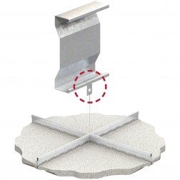 PHC Tipo HWC31 Clip per soffitto zincato bianco - LINDAPTER® LINDAPTER
