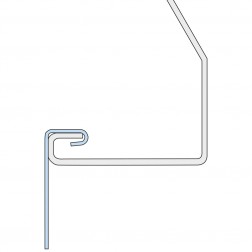 PHC Tipo HWC31 Clip per soffitto zincato bianco - LINDAPTER® LINDAPTER