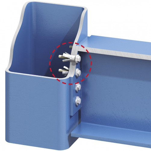 Hollo-Bolt LINDAPTER® Tipo HB Testa della vite esagonale HBST10-3 Acciaio inossidabile -