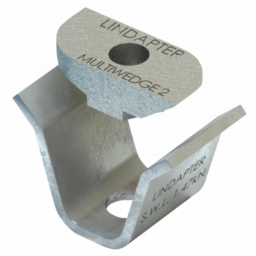 M6 Multiwedge con staffa Zincato bianco - JS500 LINDAPTER®