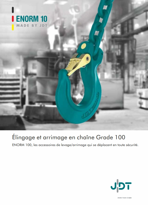 Élingage et arrimage en chaîne Grade 100 - JDT
