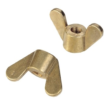 Dado ad alette NFE 27454 M20 X 2,50 ottone