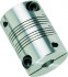 Giunto flessibile rinforzato 12x12x25x40 in acciaio inox