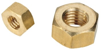 Dado esagonale HU DIN 934 M30 X 3,50 ottone