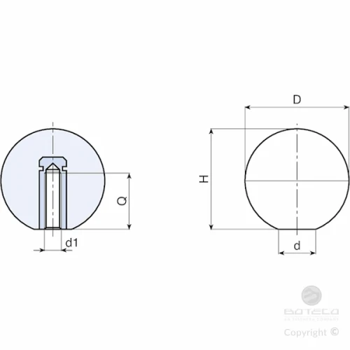 INSERTO A SFERA RIF. I105-30M06