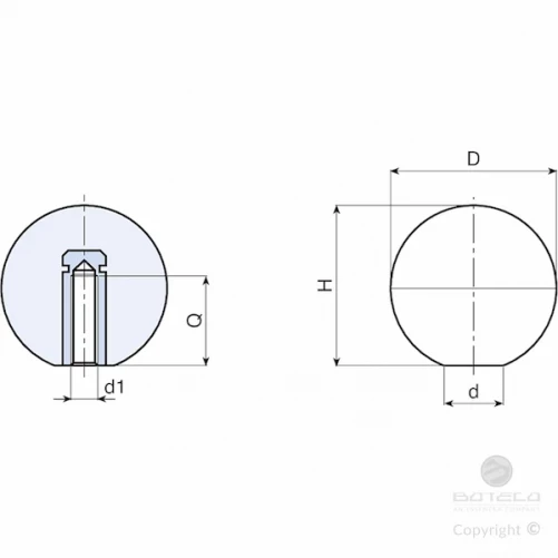 INSERTO A SFERA RIF. I105-40M10