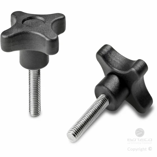 BOUTON CROISILLON FILETE REF F189-32M5X16