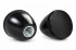 Elemento di comando Manopola conica zigrinata 30 mm con manicotto in acciaio filettato M8 Bakelite