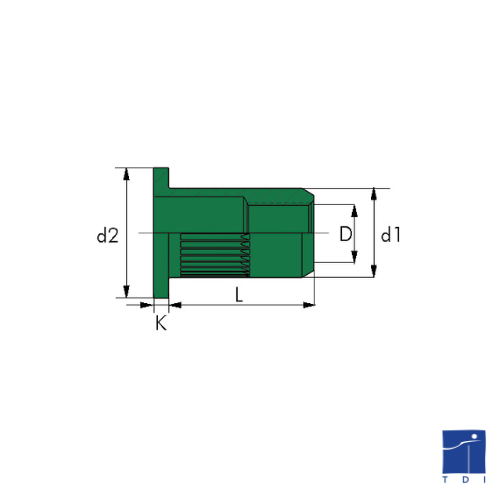 M 8 (2,0-4,5) CONTRODADO A TESTA SVASATA RIF 0371328011 BRALO ©
