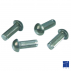 Testa tonda scanalata ISO 8746 1,4 mm X 4 mm acciaio dolce XC10