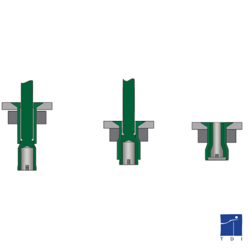 RIVETTO PER STRUTTURA TP Ø 6,5 X 20 ACCIAIO INOX/ACCIAIO INOX RIFERIMENTO G1826006520