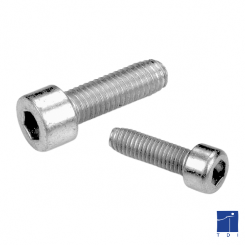 Viti a testa esagonale DIN 7500E M8 X 1,25 X 16 mm Acciaio cementato, zincato bianco