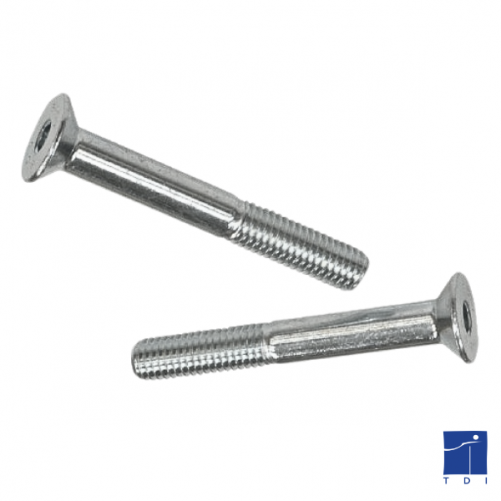 Vite a testa svasata con esagono incassato ISO 10642 M8 X 1.25 X 25mm cl.8.8 zincata Ecotri®