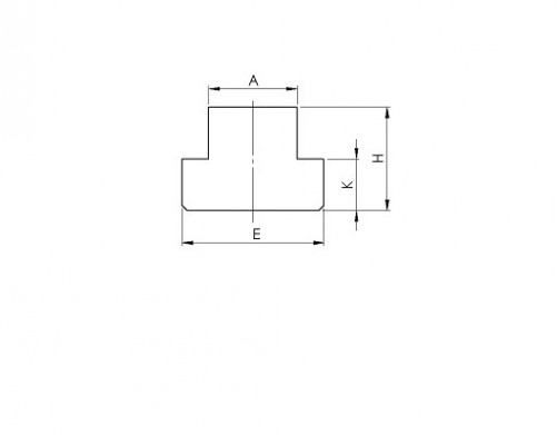Tassello grezzo per scanalatura a T N°508ST 20mm X 20mm acciaio trattato termicamente Cl.8