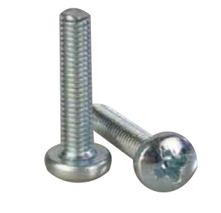 Viti in metallo, testa ovale larga, Pozidrive ISO 7045 M5 X 0,80 X 10 mm, acciaio inox A2