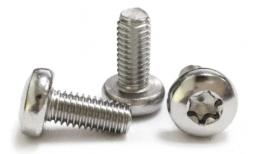 Viti a testa cilindrica con esagono incassato 6 lobi interni DIN 7985 M4 X 0,70 X 8mm Acciaio inox A2