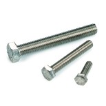 Vite a testa esagonale completamente filettata DIN 933 M24 X 3,00 X 45 mm acciaio inox A2