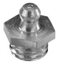 Ingrassatore idraulico diritto DIN 71412 M6 X 1,00 acciaio inox 303 + sfera acciaio inox 301