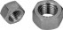 Dado esagonale HU ISO 4032 M10 X 1,50 acciaio 316L Mo+100 KG BUMAX 109