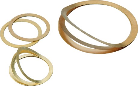 Rondella di spessore pelabile DIN 988 42 mm X 52 mm X 1 mm ottone UZ33