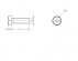 Viti a testa cilindrica con intaglio DIN 84 M2 X 0,40 X 10 mm in ottone