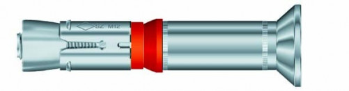 SZ-SK Bullone di sicurezza MKT® in acciaio zincato 15 mm X 10 X 95 mm