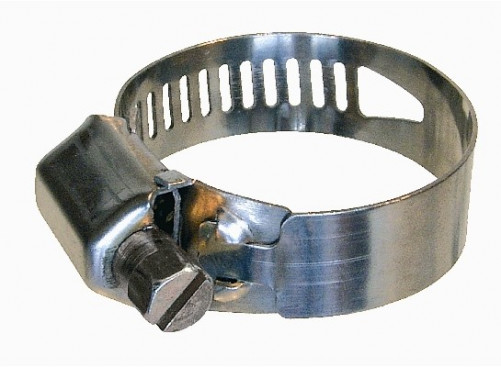 Morsetto a nastro traforato larghezza 14 mm Ø137 a 157 mm acciaio inox 430
