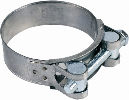 Morsetto a nastro e a cerniera stampato da Ø64 a 67 mm Acciaio inox 304