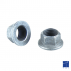 Ecrou hexagonal autofreiné à embase métal M8 X 1.25 acier zingué blanc SERPRESS®