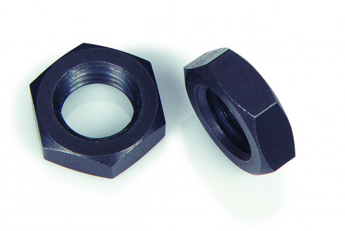 Dado esagonale basso Hm passo fine ISO 8675 M18 X 1,50 acciaio dolce
