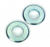 Rondella piana_ serie normale 'M' NFE 25514 10mm acciaio semiduro zincato bianco