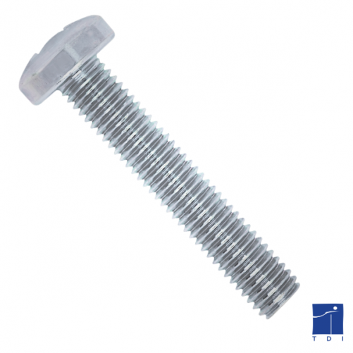 Viti a testa ovale Pozidrive DIN 7985 M5 X 0,80 X 10 mm in acciaio zincato bianco