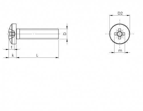 Viti in metallo, testa ovale, Pozidrive M6 X 1,25 X 16 mm, acciaio zincato, bianco
