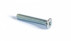 Viti metalliche a testa svasata Pozidrive ISO 7046 M5 X 0,80 X 30 mm in acciaio dolce zincato bianco
