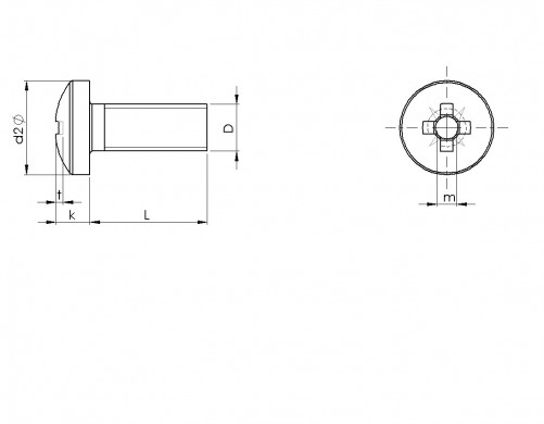 Vite autofilettante a testa esagonale DIN 7981 M3,5 x n°6 x 25mm acciaio zincato bianco
