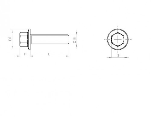 Viti a testa cilindrica con esagono incassato DIN 7500D M10 X 1,50 X 30 mm in acciaio cementato, zincato bianco