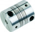 6x6x20x28 giunto flessibile in acciaio inox
