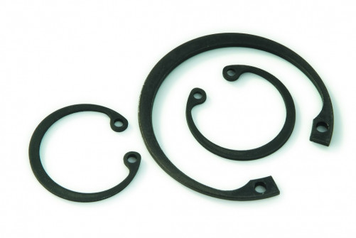 Anelli di sicurezza interni DIN 472 170 mm acciaio XC75 fosfatato