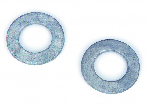 Rondella piatta DIN 125 20 mm zincata a caldo in acciaio semiduro