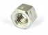 Dado esagonale autobloccante in metallo con scanalatura H130 NFE 25411 M10 X 1,50 cl.10 zinco-cromo 3 150hBS